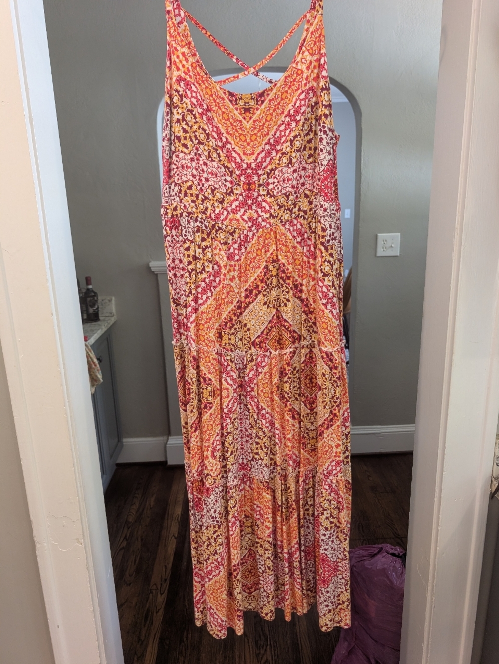 Torrid Colorful Patterned Maxi Dress Size 2 - Picture 1 of 4